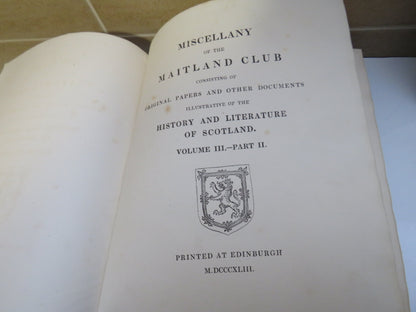 Miscellany of the Maitland Club Consisting of Original Papers and Other Documents Illustrative of th book image 6