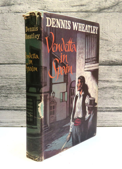 Vendetta In Spain By Dennis Wheatley 1961 book front cover