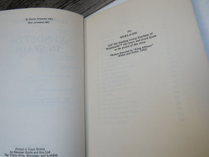 Vendetta In Spain By Dennis Wheatley 1961 book image 5