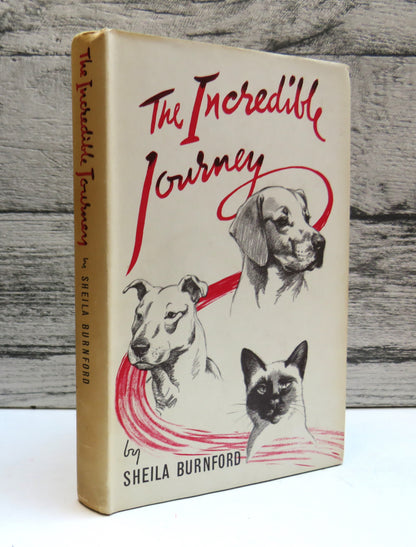The Incredible Journey By Sheila Burnford 1961 book front cover