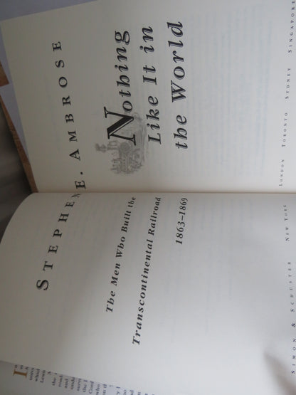 The Men Who Built The Transcontinental Railroad 1863-1869 By Stephen E. Ambrose book image 3