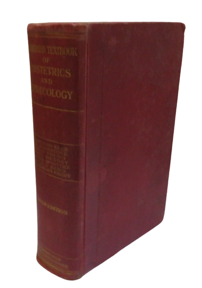 Combined Textbook of Obstetrics and Gynaecology for Students and Medical Practitioners, 1939 book front cover