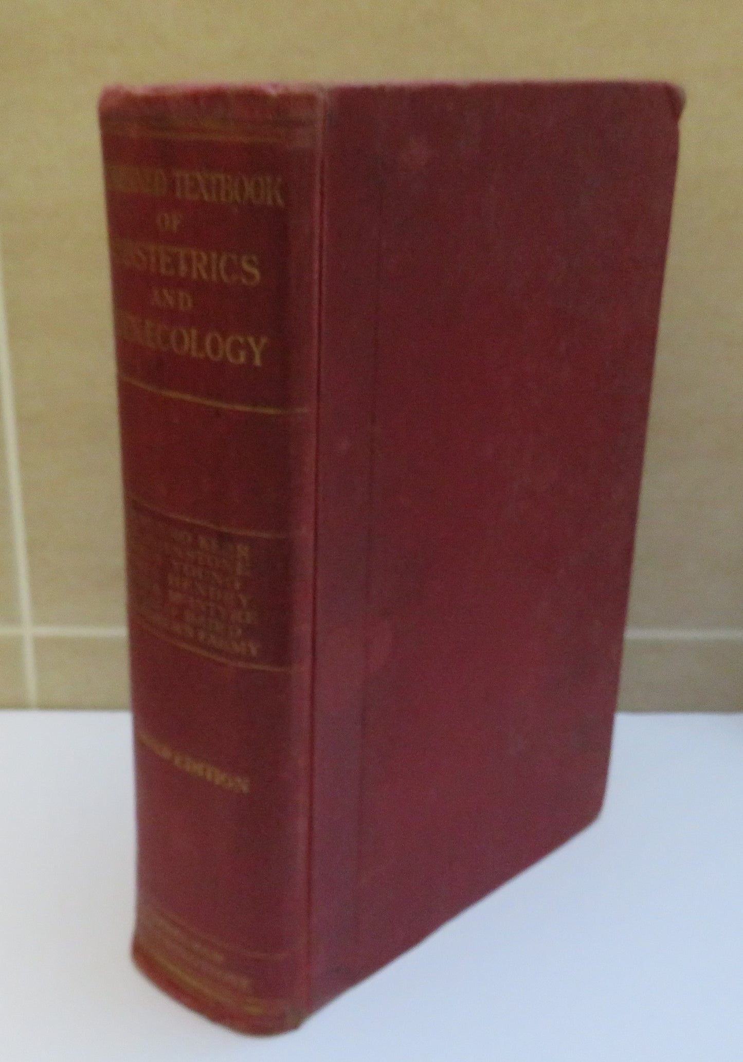 Combined Textbook of Obstetrics and Gynaecology for Students and Medical Practitioners, 1939