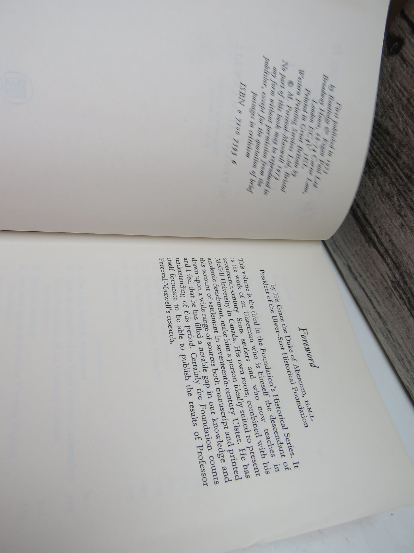The Scottish Migration To Ulster In The Reign of James I By M. Perceval-Maxwell 1973