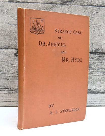 Strange Case of Dr Jekyll and Mr Hyde By Robert Louis Stevenson 1893 book front cover