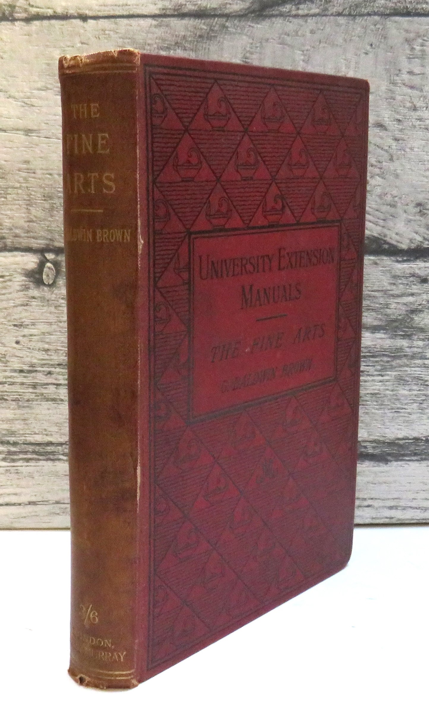The Fine Arts By G. Baldwin Brown 1891 book front cover