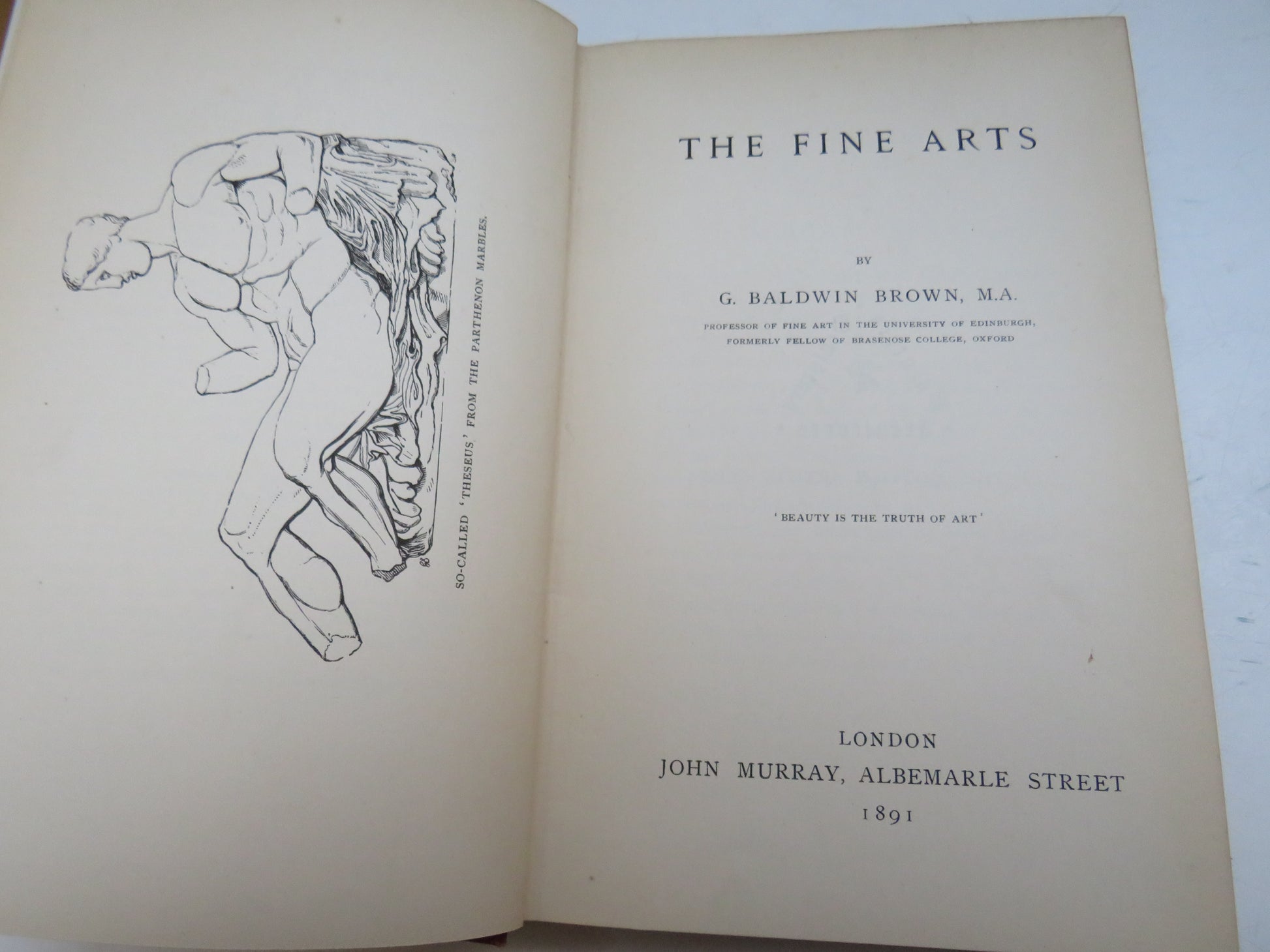 The Fine Arts By G. Baldwin Brown 1891 book image 3