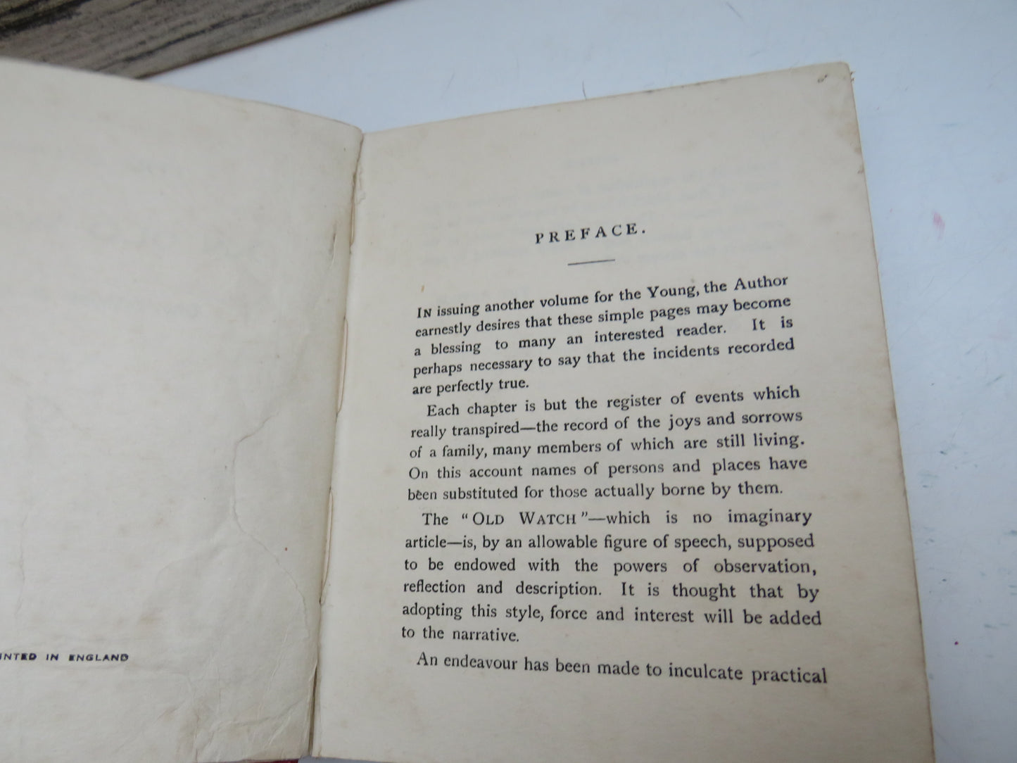 The Story of An Old Watch and The Lessons Of Its Life By M. V. B. book image 4