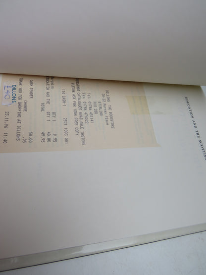 Education and The Scottish People 1750-1918 By R. D. Anderson 1995