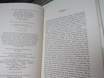 Education and The Scottish People 1750-1918 By R. D. Anderson 1995