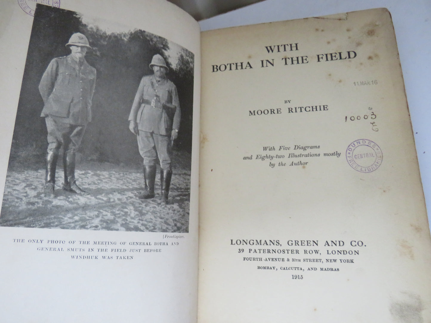 With Botha In The Field By Moore Ritchie 1915