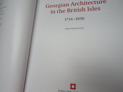 Georgian Architecture In The British Isles 1714-1830 By James Stevens Curl 2011