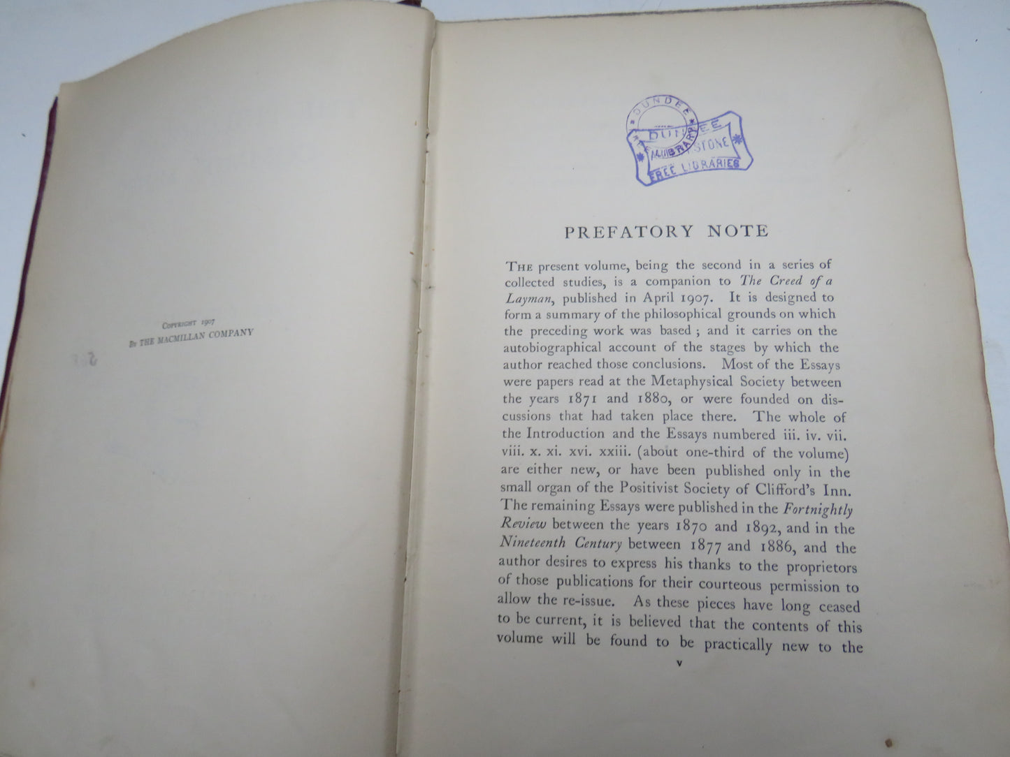 The Philosophy of Common Sense By Frederic Harrison 1907