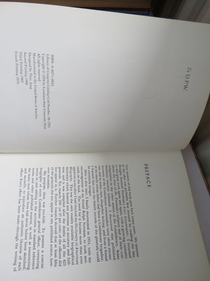 Generals In Gray Lives of the Confederate Commanders By Ezra J. Warner 1970 book image 4