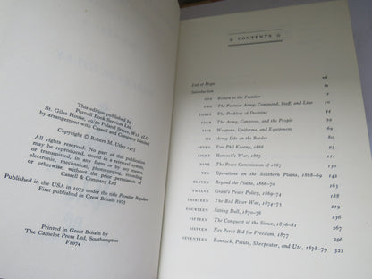 Bluecoats and Redskins The United States Army and The Indian 1866-1891 By Robert M. Utley 1975 book image 4