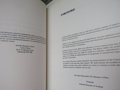 A Conservation Survey of Museum Collections In Scotland By Brian Ramer 1989