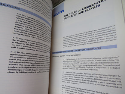 A Conservation Survey of Museum Collections In Scotland By Brian Ramer 1989