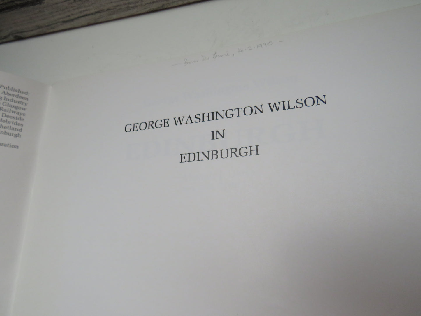 George Washington Wilson In Edinburgh By Alastair J. Durie
