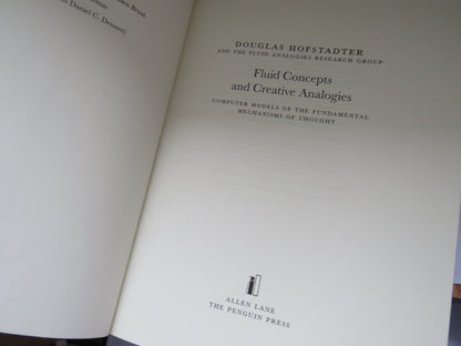 Fluid Concepts and Creative Analogies Computer Models of the Fundamental Mechanisms of Thought 1995 book image 4