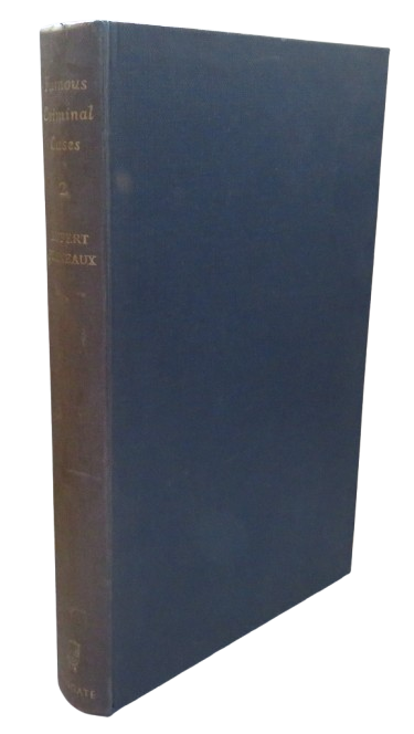 Famous Criminal Cases 2 By Rupert Furneaux 1955 book front cover