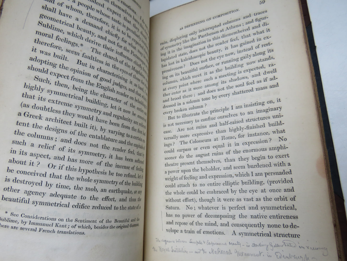 The Beautiful, The Picturesque, The Sublime By The Rev. J. G. Macvicar 1837