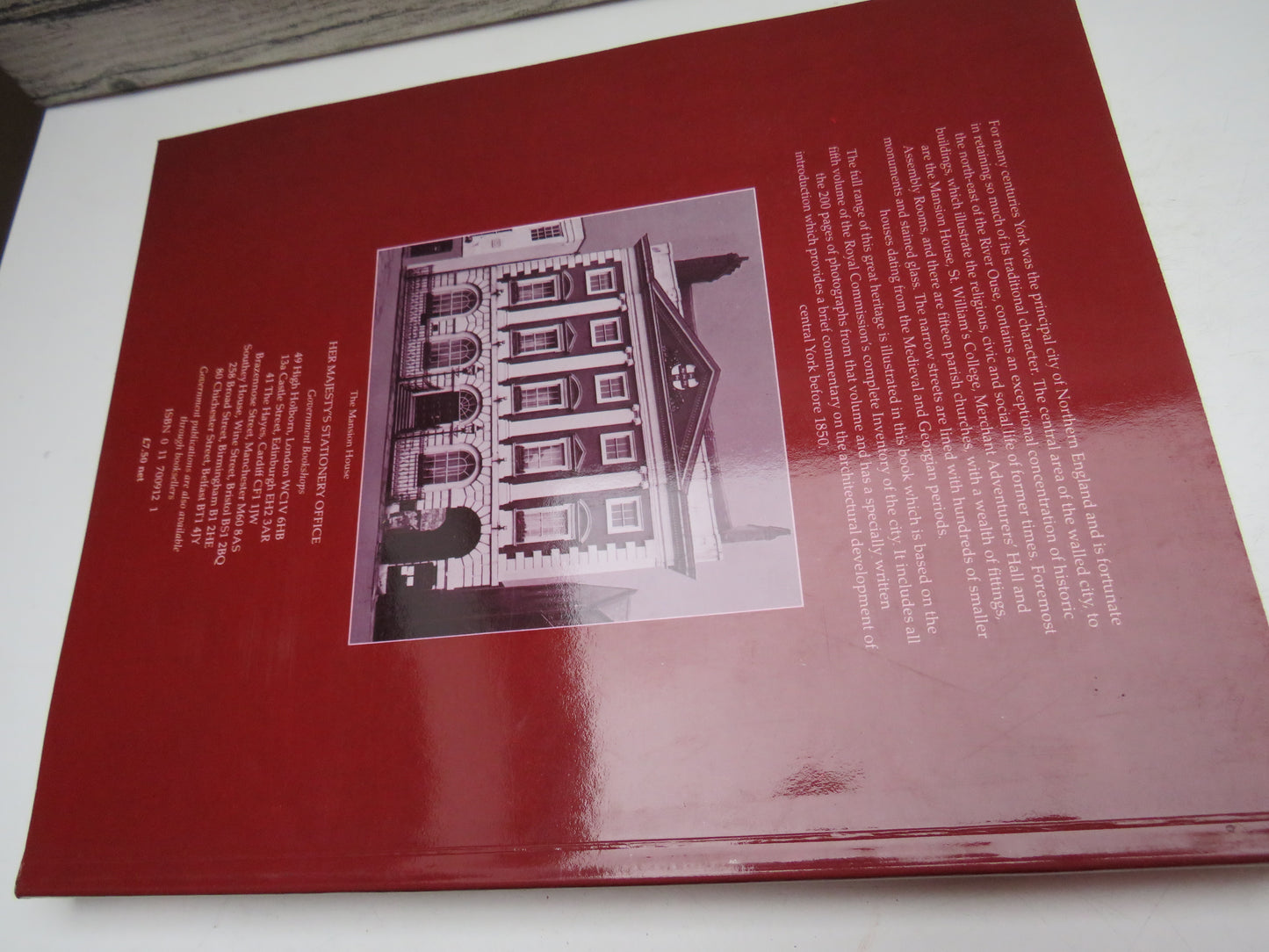 York Historic Buildings In The Central Area A Photographic Record 1981