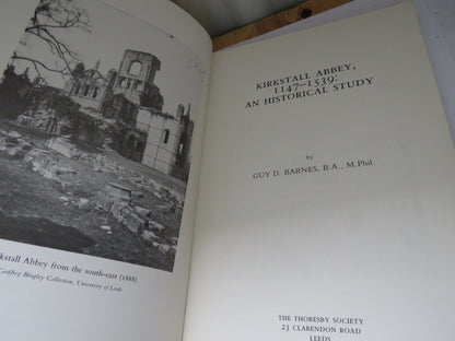 The Publications of the Thoresby Kirkstall Abbey 1147-1539 An Historical Study By Guy D. Barnes 1984 book image 4