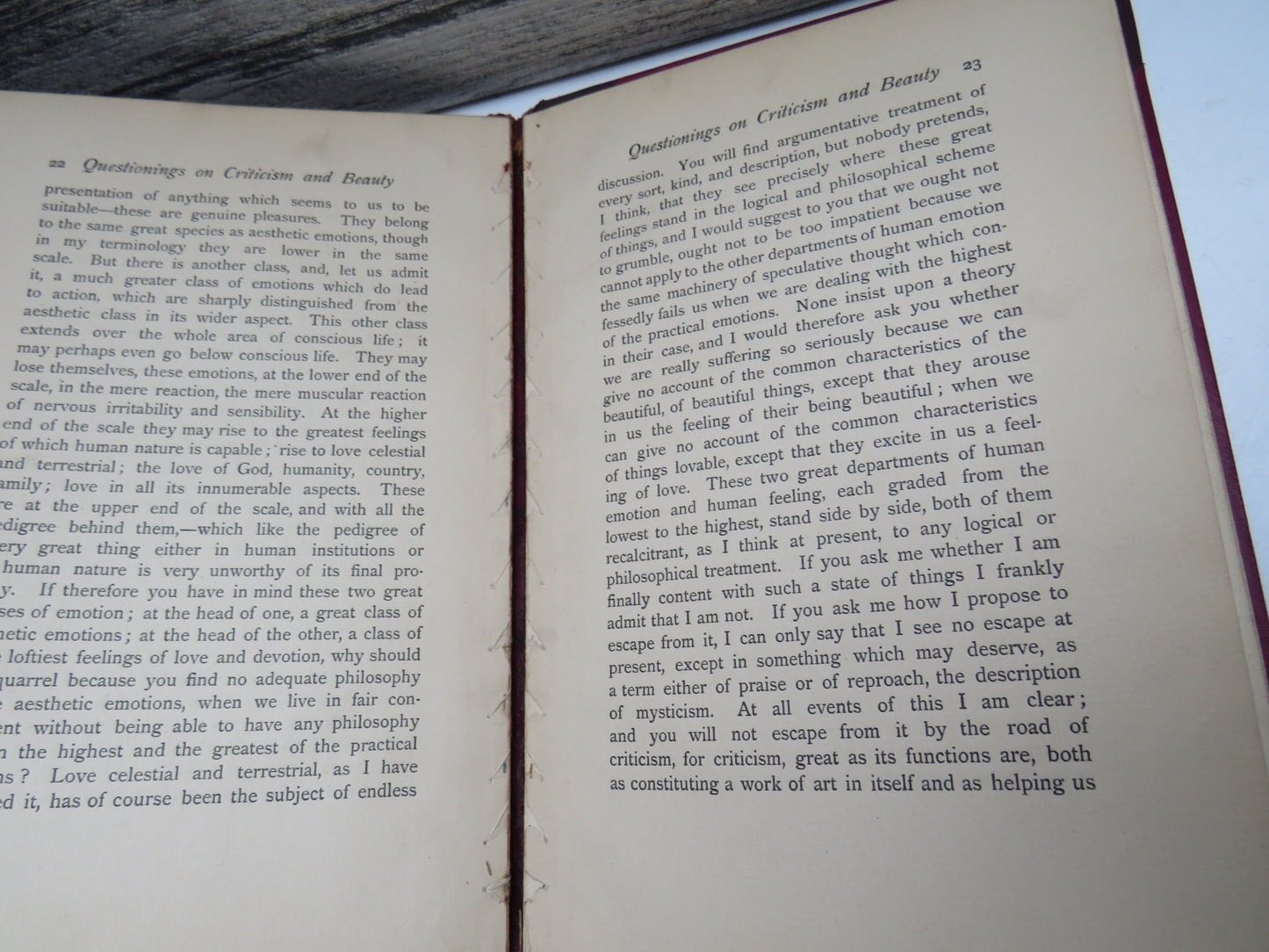 The Romanes Lecture 1909 Questionings On Criticism and Beauty By Arthur James Balfour
