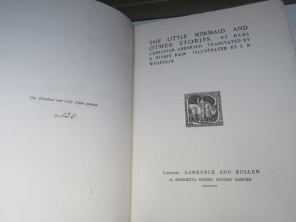 The Little Mermaid and Other Tales By Hans Christian Andersen Translated by R. Nisbet Bain 1893 book image 4