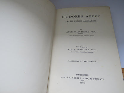 Lindores Abbey and Its Historic Associations By Archibald Henry REA 1902 book image 4