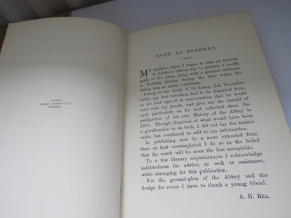 Lindores Abbey and Its Historic Associations By Archibald Henry REA 1902 book image 5