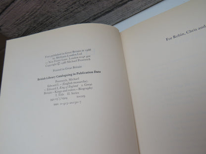 Edward I By Michael Prestwich 1988