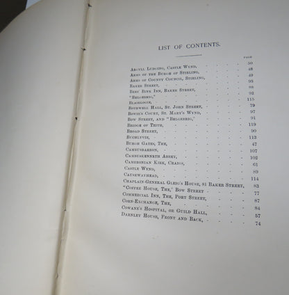 Auld Biggins of Stirling, It Closes, Wynds, and Neebour Villages by William Drysdale, 1904 book image 6