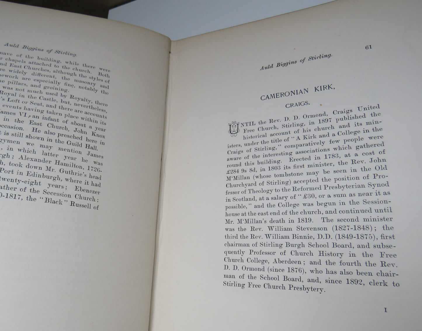 Auld Biggins of Stirling, It Closes, Wynds, and Neebour Villages by William Drysdale, 1904