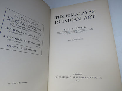 The Himalayas In Indian Art By E. B. Havell 1924 book image 3