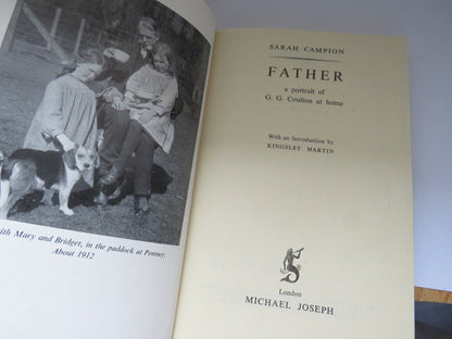 Father A Portrait of G.G. Coulton At Home By Sarah Campion 1948 book image 4
