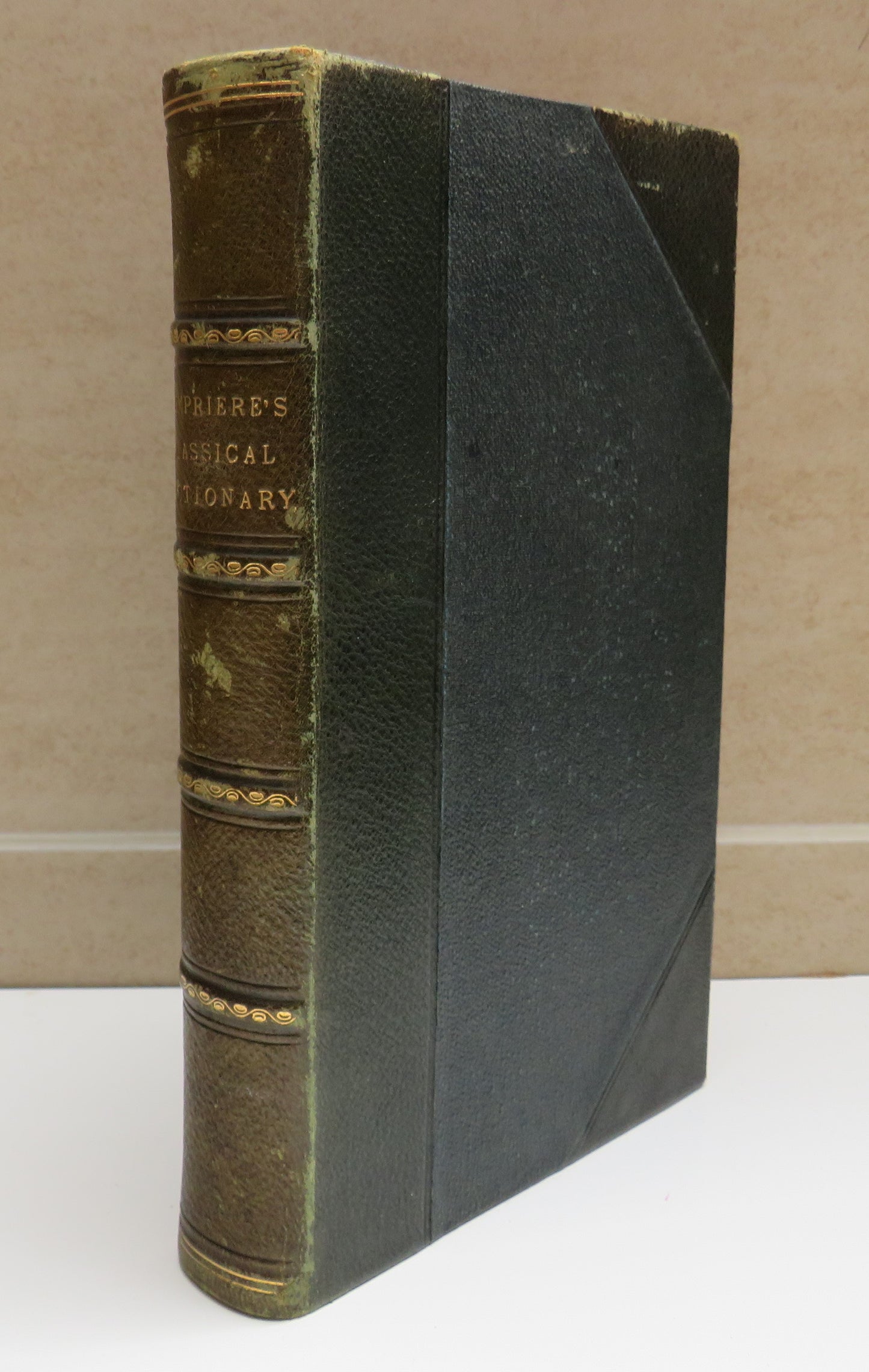 Lempriere's Classical Dictionary by E.H. Barker Antique Book