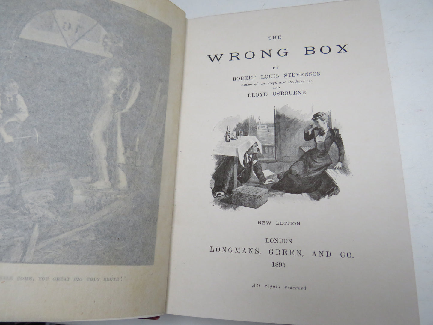 The Wrong Box By Robert Louis Stevenson and Lloyd Osbourne 1895