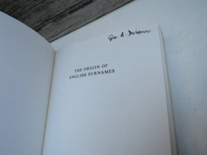 The Origin of English Surnames By P.H. Reaney 1991 book image 3