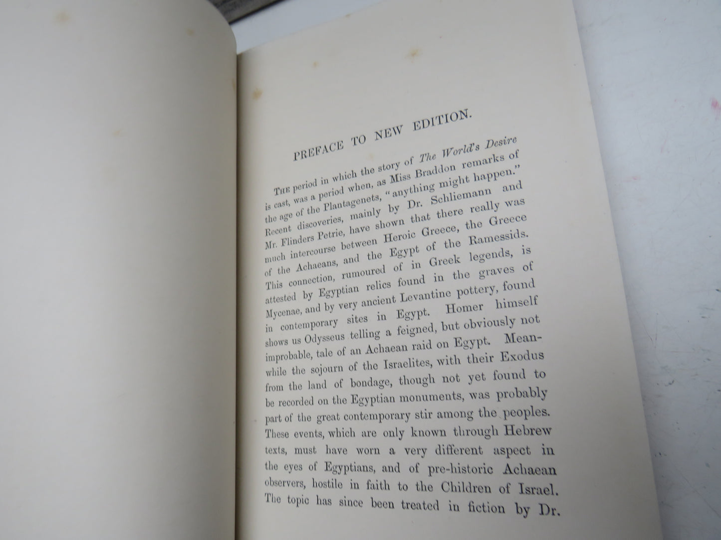 The World's Desire By H. Rider Haggard and Andrew Lang 1895