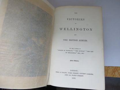The Victories of Wellington and The British Armies 1865 book image 3