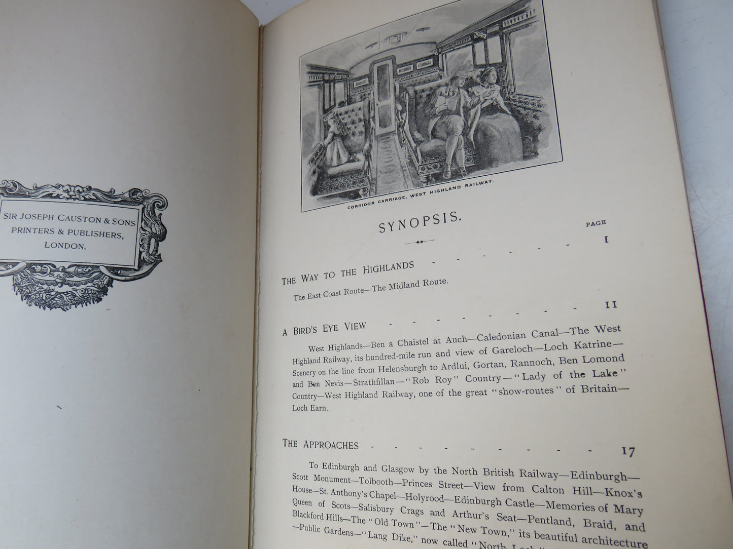 "Mountain Moor and Loch" Illustrated By Pen and Pencil On the Route Of The West Highland Railway 1895