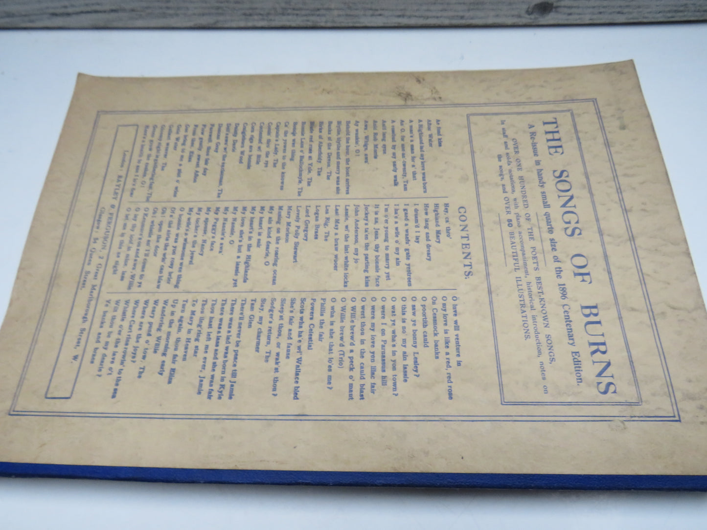 Lyric Gems of Scotland One Hundred and Twenty Five Songs With Piano Accompaniments