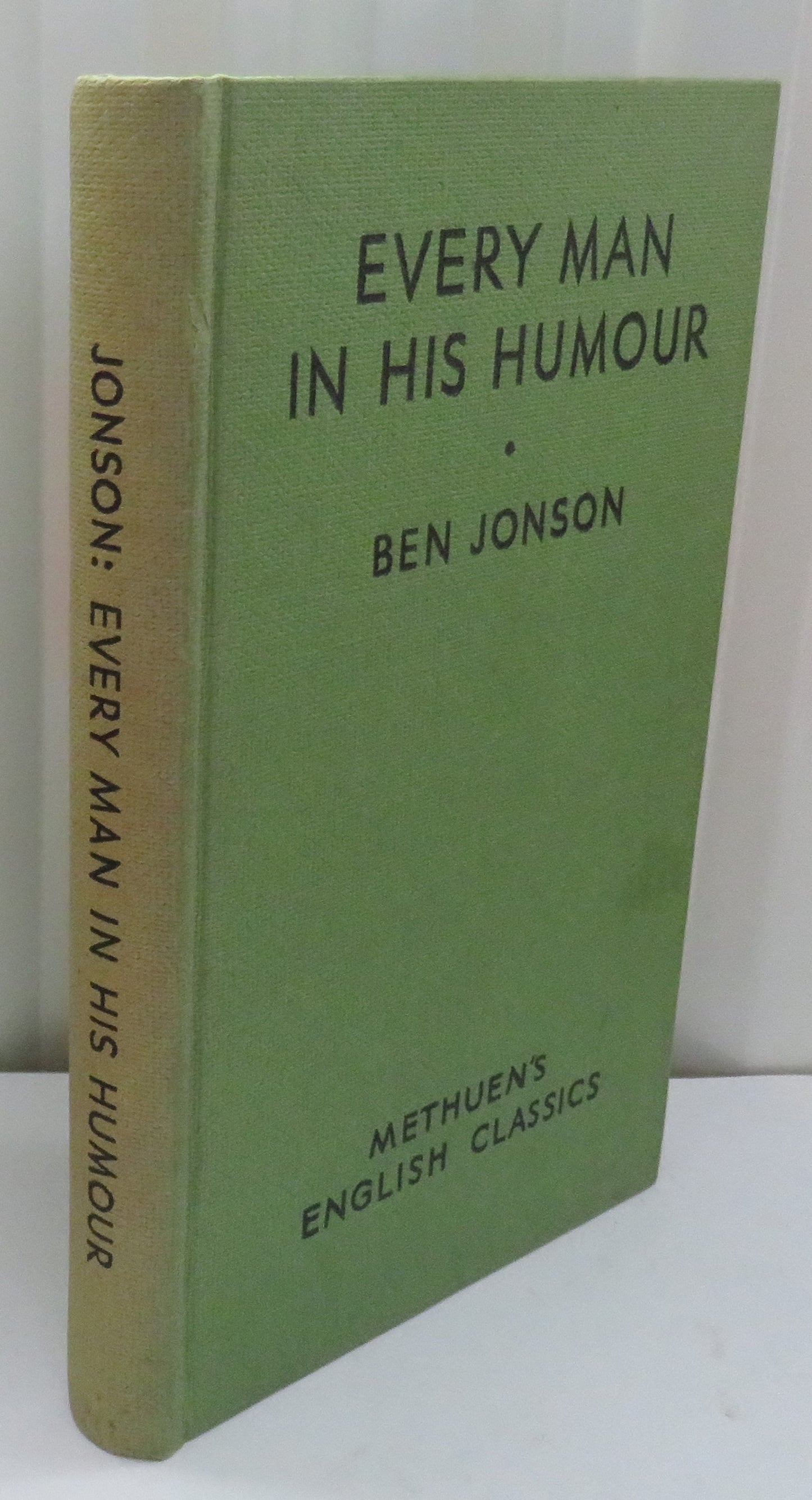 Every Man In His Humour by Ben Jonson 1955