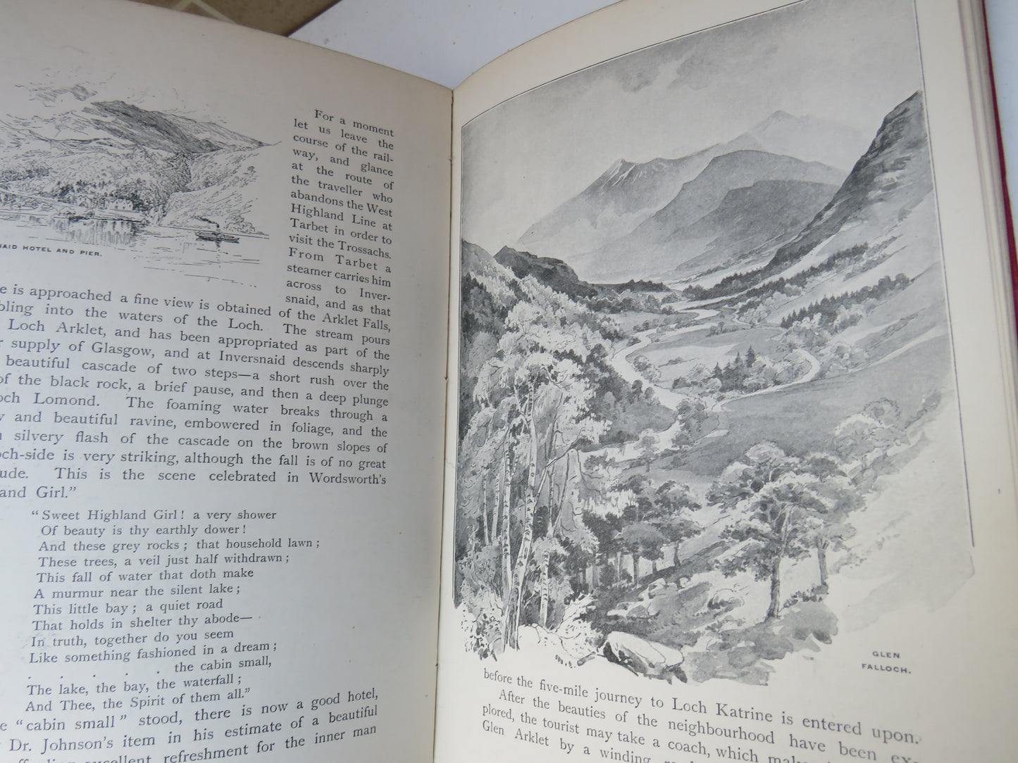 "Mountain Moor and Loch" Illustrated By Pen and Pencil On the Route Of The West Highland Railway 1895