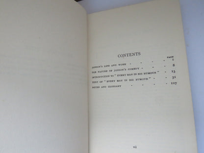 Every Man In His Humour by Ben Jonson 1955 book image 4
