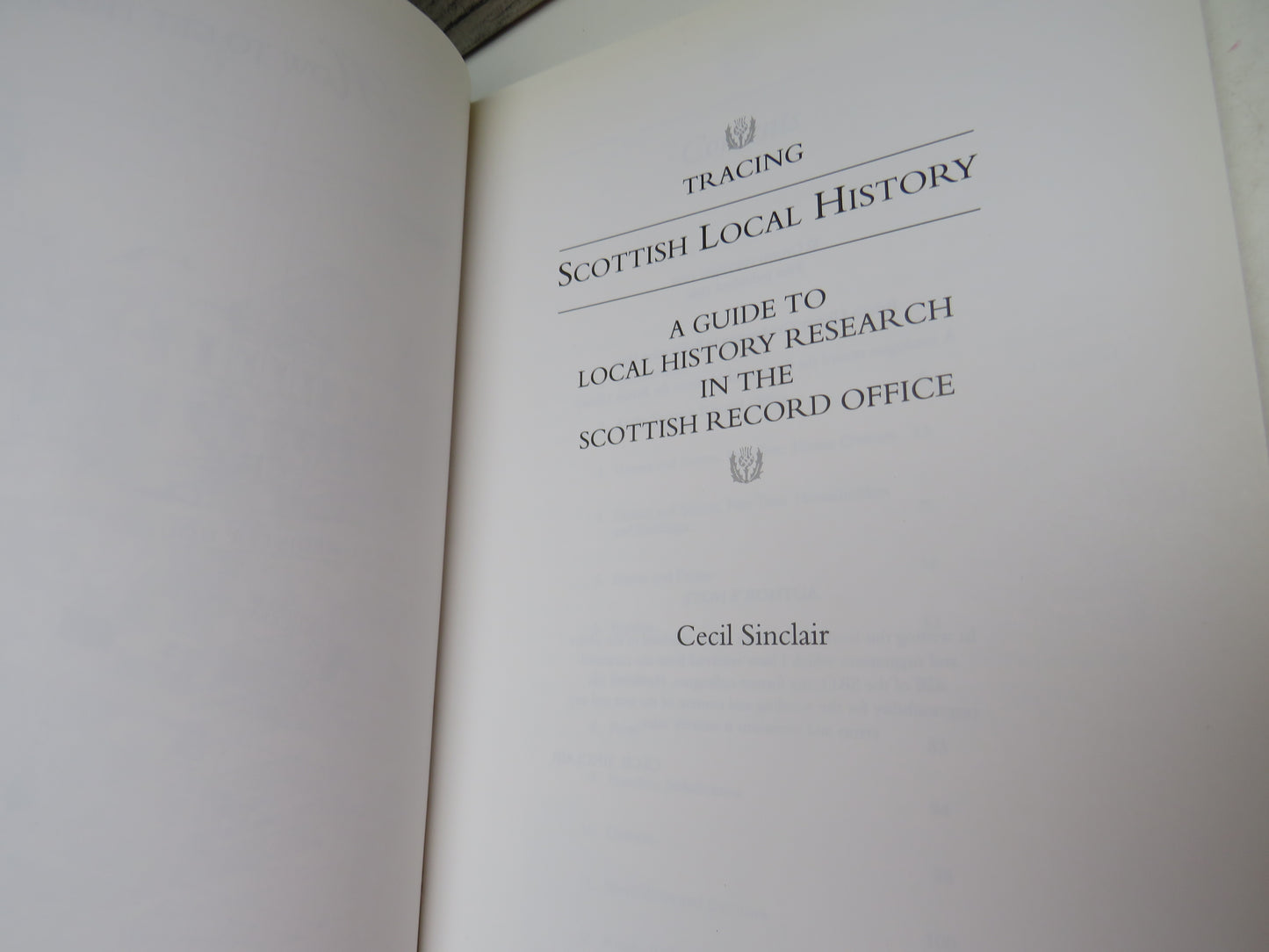 Tracing Scottish Local History A Guide To Local History Research In The Scottish Record Office By Cecil Sinclair 1994