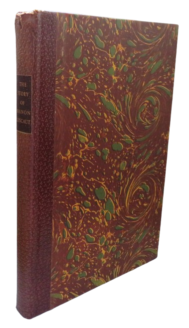 The Story of Manon Lescaut and the Chevalier Des Grieux By The Abbe Prevost D'Exiles 1935 book front cover