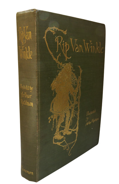 Rip Van Winkle By Washington Irving With Drawing By Arthur Rackham 1907 book front cover