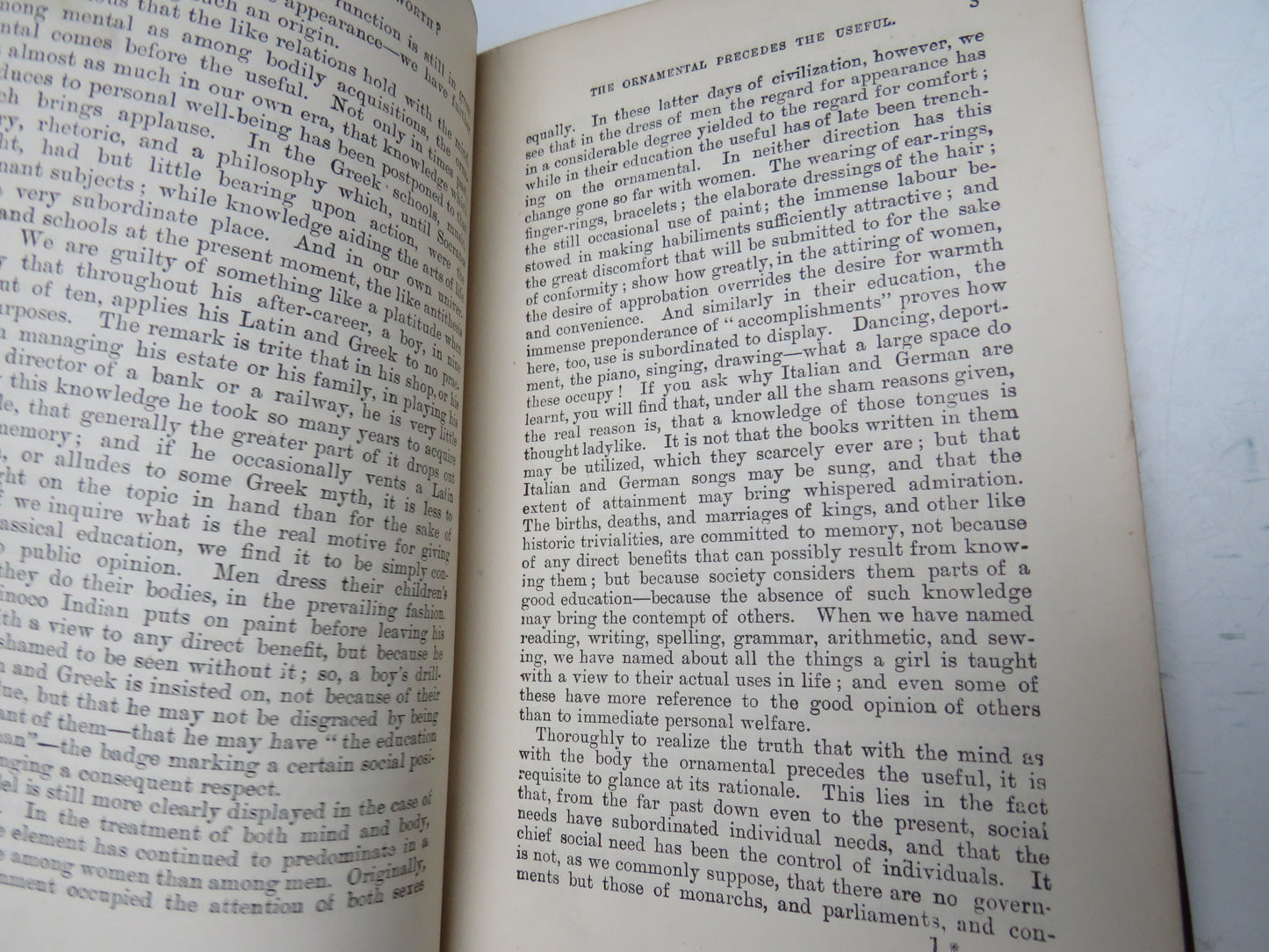 Education: Intellectual, Moral, and Physical By Herbert Spencer 1900